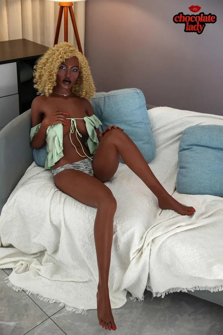 Fade: 159cm B-Cup Realistic Silicone Black Sex Doll view 3