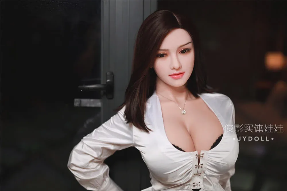 Azura: JYDoll 164cm D-Cup Realistic Silicone Head TPE Body Sex Doll view 4