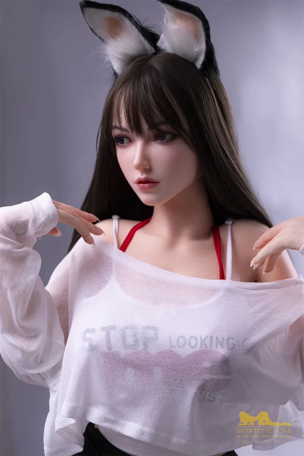 Joline S41: Premium 165cm F-Cup Silicone Sex Doll-Irontech Doll view 3