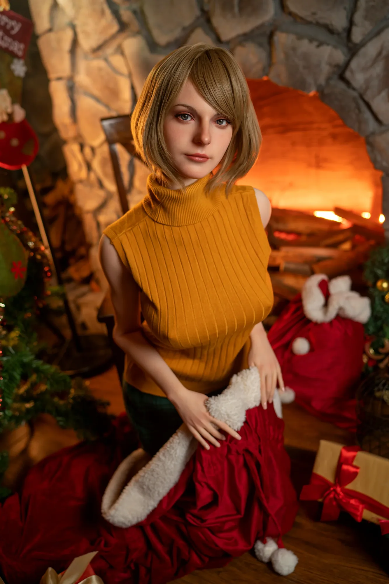 Ashley: 171cm G-Cup Cosplay Silicone Sex Doll-Game Lady view 6