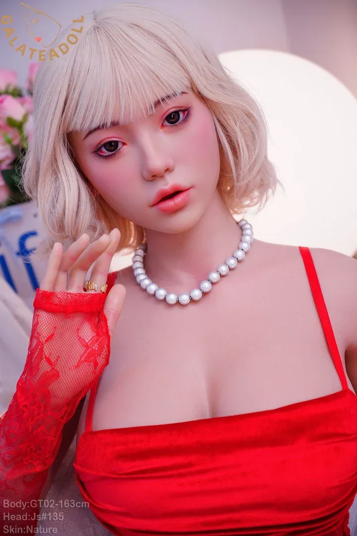 GT02+JS#135: 163cm E-Cup Realistic Silicone Sex Doll-Galatea