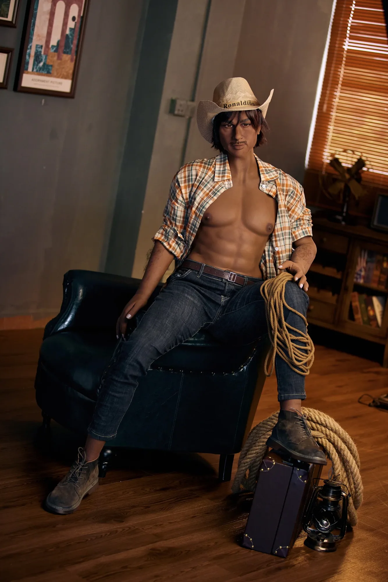 Charles Black: Lifelike 175cm TPE Male Sex Doll-Irontech Doll view 7