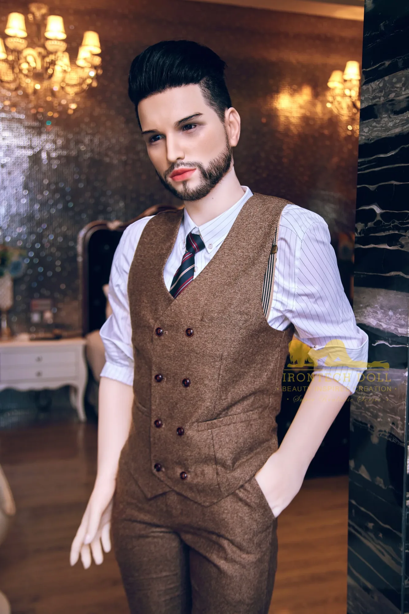 Kevin: Premium 162cm Silicone Head and TPE Body Sex Doll view 1