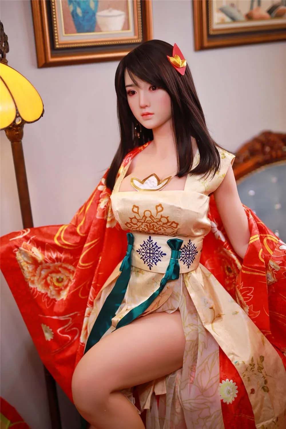 JingJing: JYDoll 161cm D-Cup Realistic Silicone Head TPE Body Sex Doll view 7