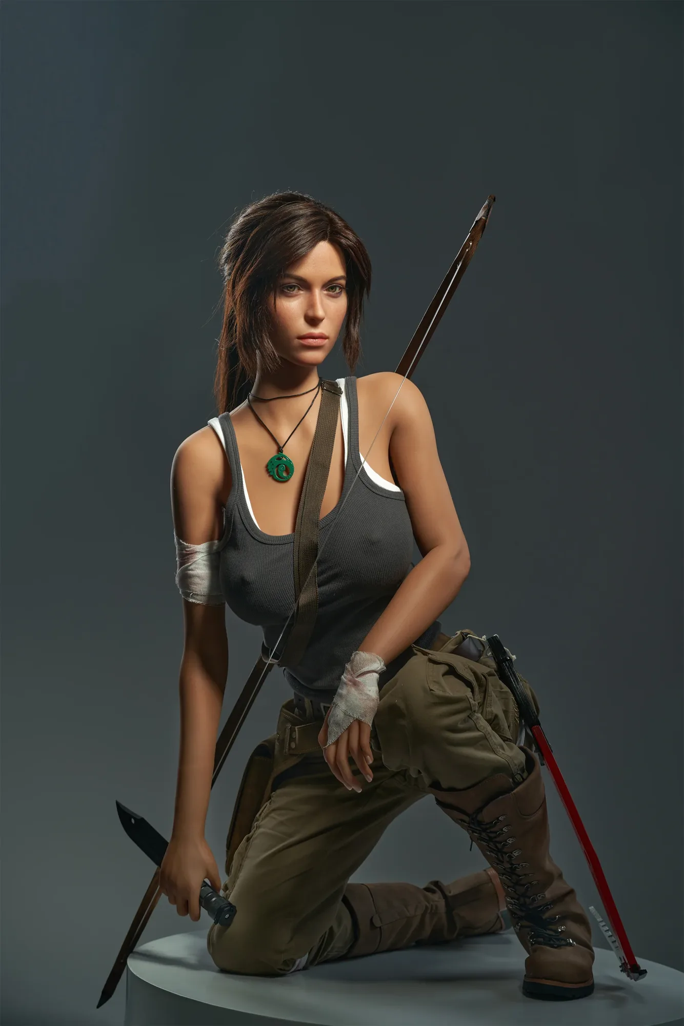 Lara Croft: 166cm E-Cup Cosplay Silicone Sex Doll-Game Lady view 6
