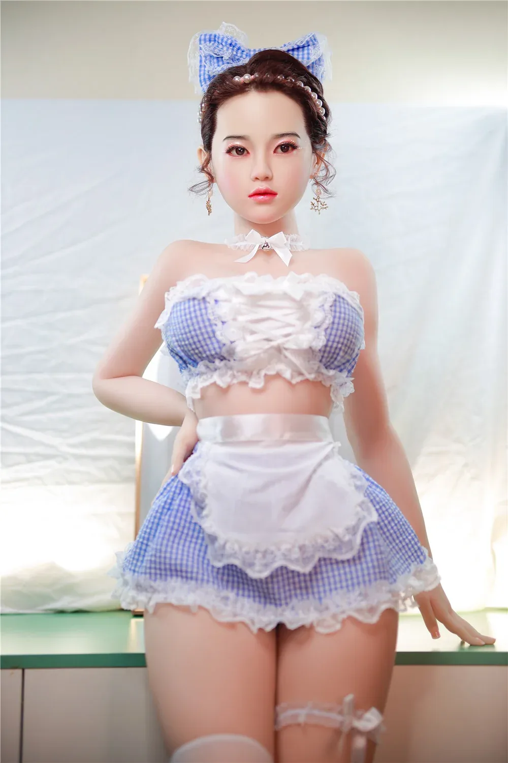 L.Jiu: JYDoll 161cm D-Cup Realistic Silicone Head TPE Body Sex Doll view 6