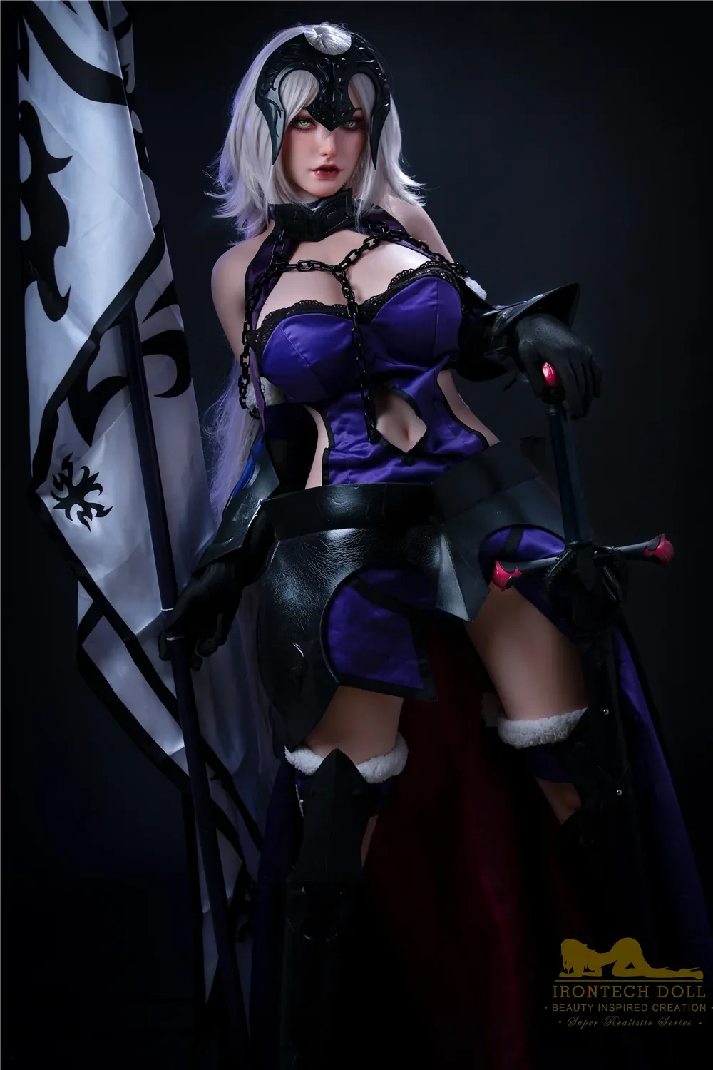 Eva S15: Premium 165cm F-Cup Silicone Sex Doll-Irontech Doll view 2