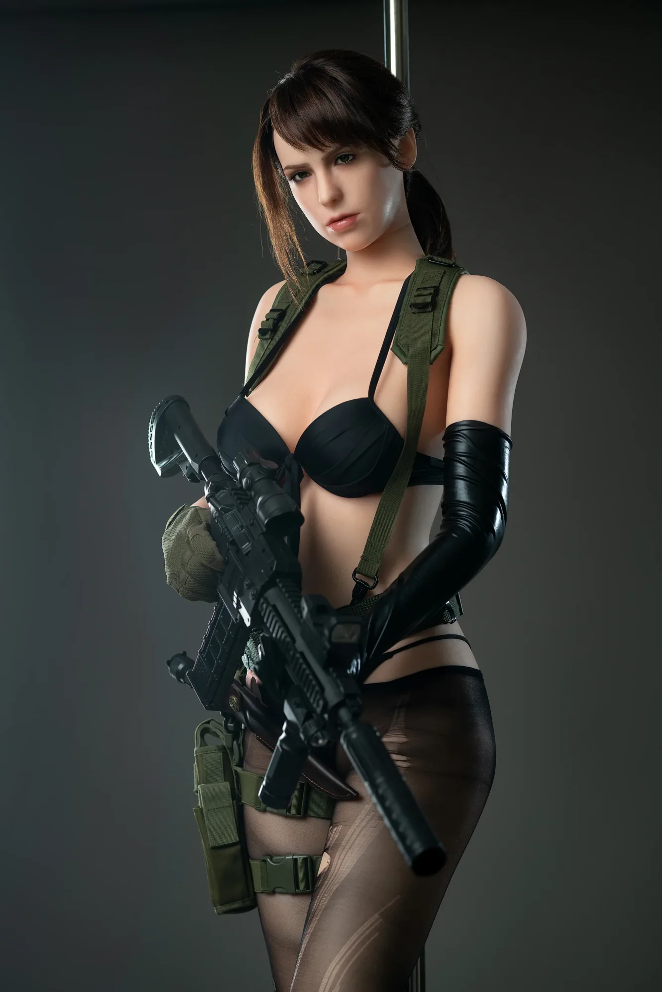 Quiet: 168cm E-Cup Cosplay Silicone Sex Doll-Game Lady