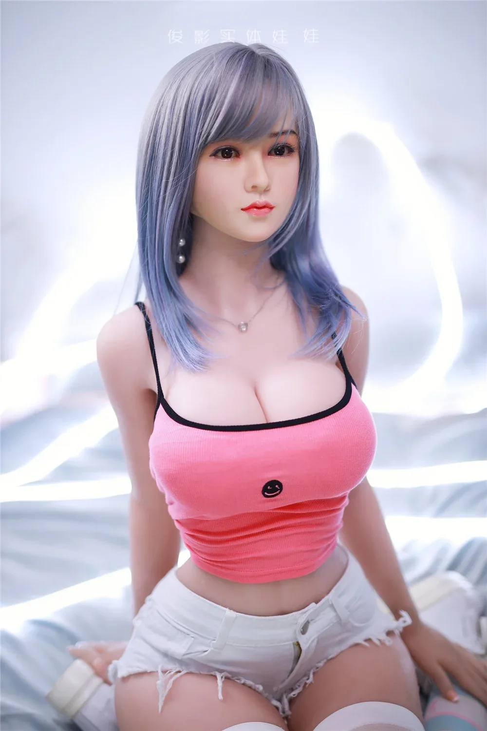 Rabbit: JYDoll 161cm D-Cup Realistic Silicone Head TPE Body Sex Doll view 8