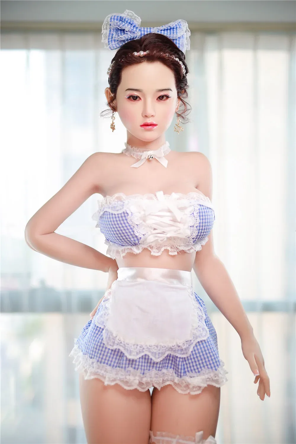 L.Jiu: JYDoll 161cm D-Cup Realistic Silicone Head TPE Body Sex Doll view 7