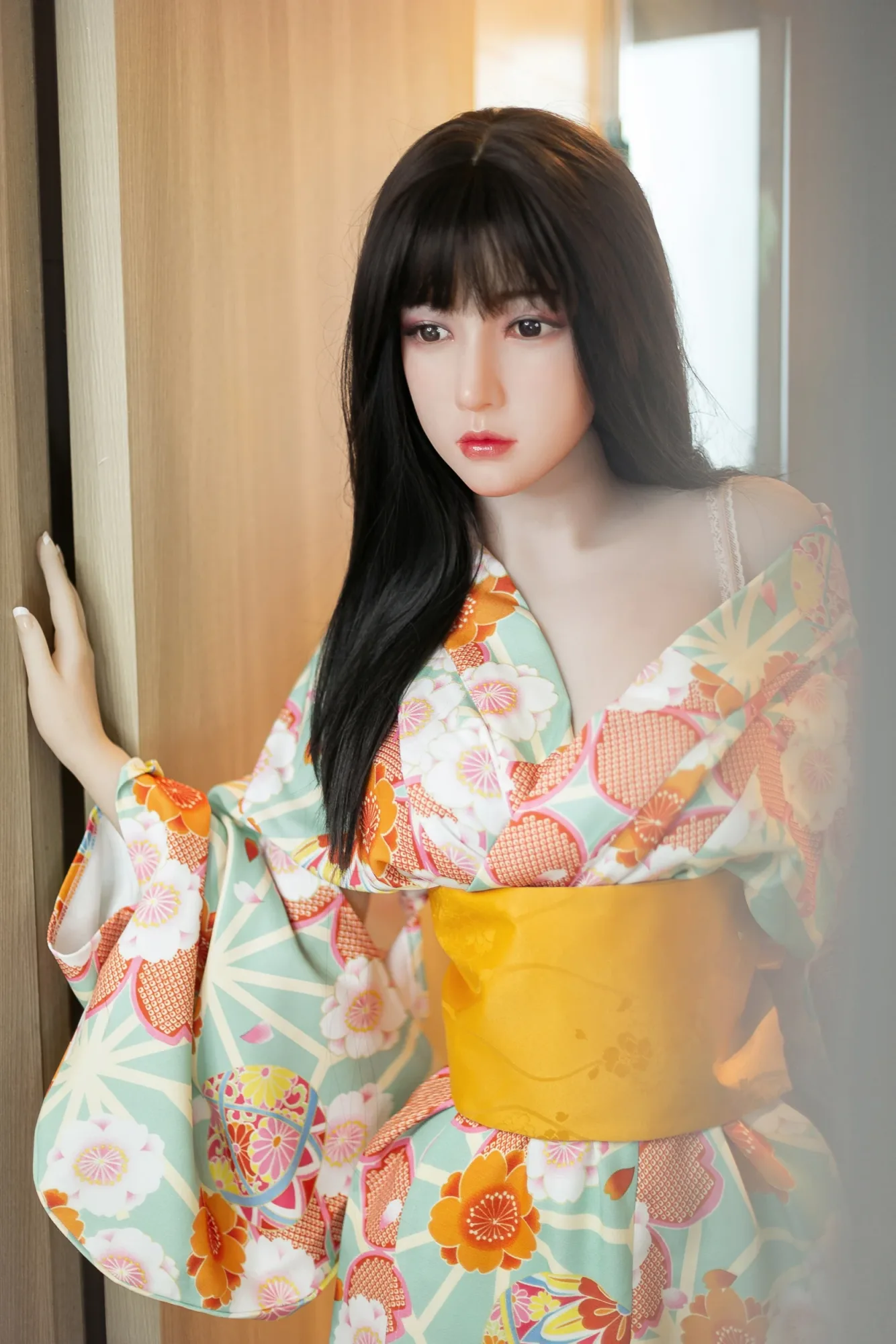 #3: 158cm E-Cup Lifelike TPE Body Silicone Head Sex Doll-Aibei view 3