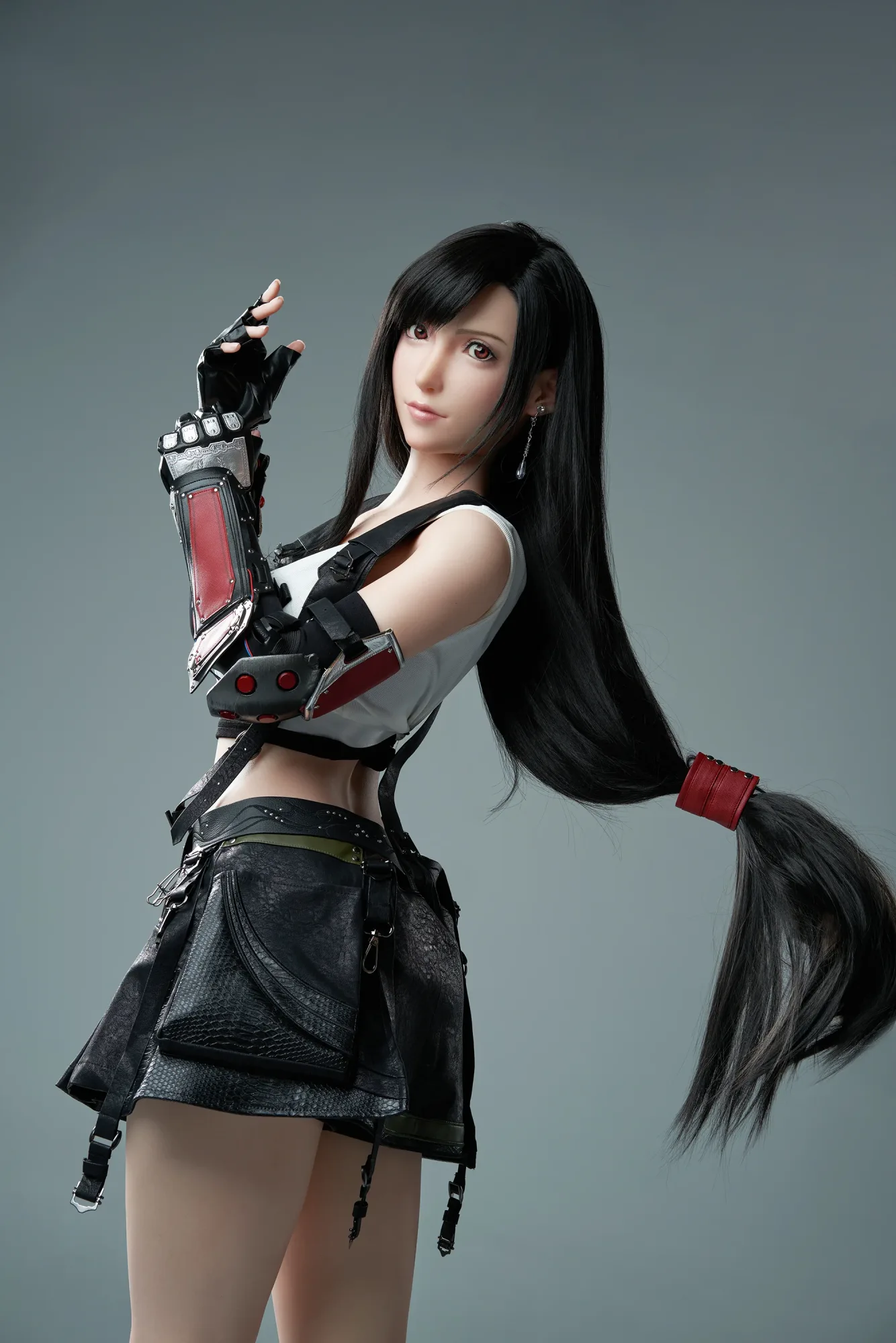 Tifa: 167cm D-Cup Cosplay Silicone Sex Doll-Game Lady view 3